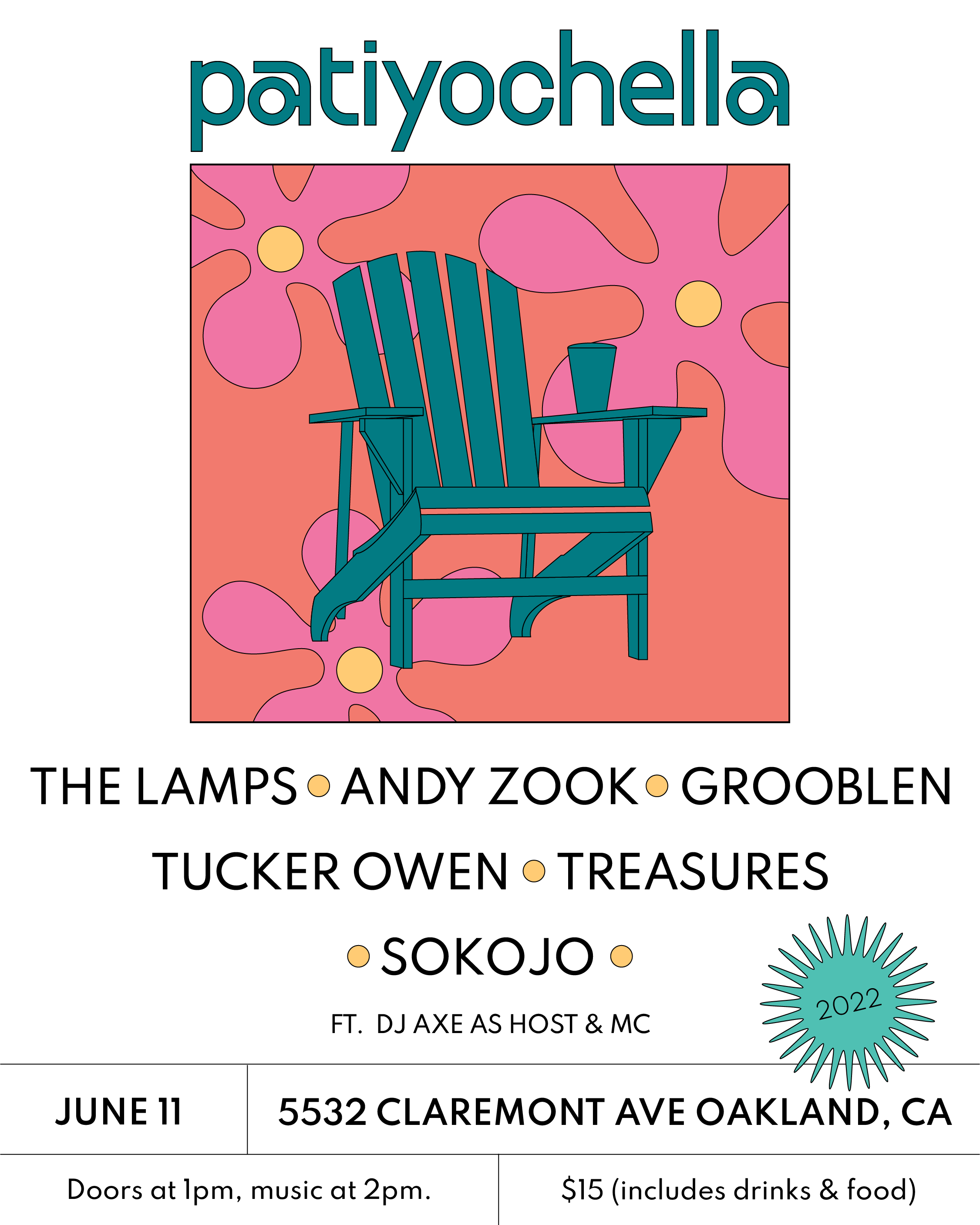Patiyochella 2022 festival poster