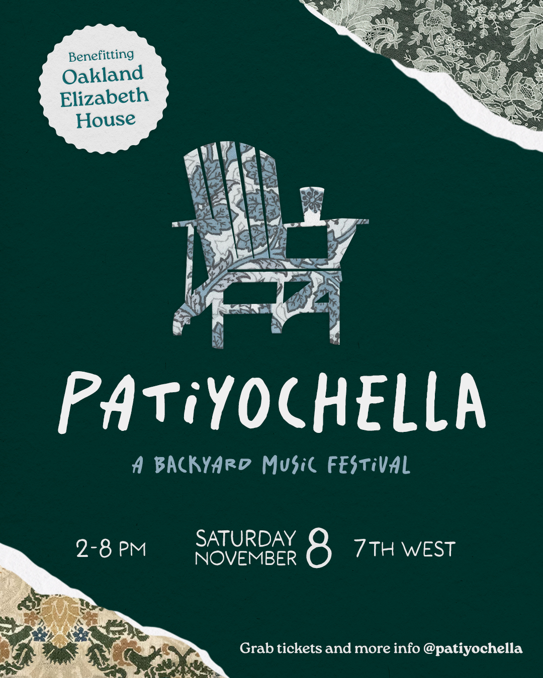 Patiyochella 2025 festival poster